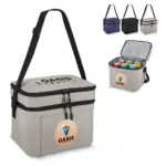 600D gerecycled PET koeltas met twee vakken 30 x 20 x 24 cm 12 L - Hidalgo 600D gerecycled PET koeltas met twee vakken 30 x 20 x 24 cm 12 L