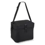 600D gerecycled PET koeltas met twee vakken 30 x 20 x 24 cm 12 L zwart - Hidalgo 600D gerecycled PET koeltas met twee vakken 30 x 20 x 24 cm 12 L, zwart