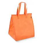 R-PET koeltas, non-woven, 33 x 25,5 x 37 cm, 75 g/m², oranje