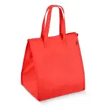 R-PET koeltas, non-woven, 33 x 25,5 x 37 cm, 75 g/m², rood