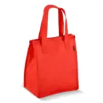 R-PET koeltas non-woven 23 x 15 x 275 cm 75 gm² rood - Hidalgo-werbeartikel R-PET koeltas, non-woven, 23 x 15 x 27,5 cm, 75 g/m², rood