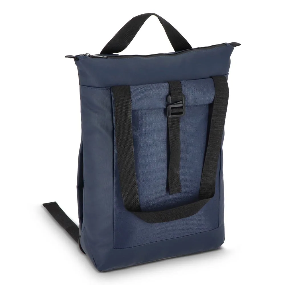 rPET 600D Navi laptoprugzak 36 x 40 x 10 cm donkerblauw - Hidalgo rPET 600D Navi laptoprugzak 36 x 40 x 10 cm, donkerblauw