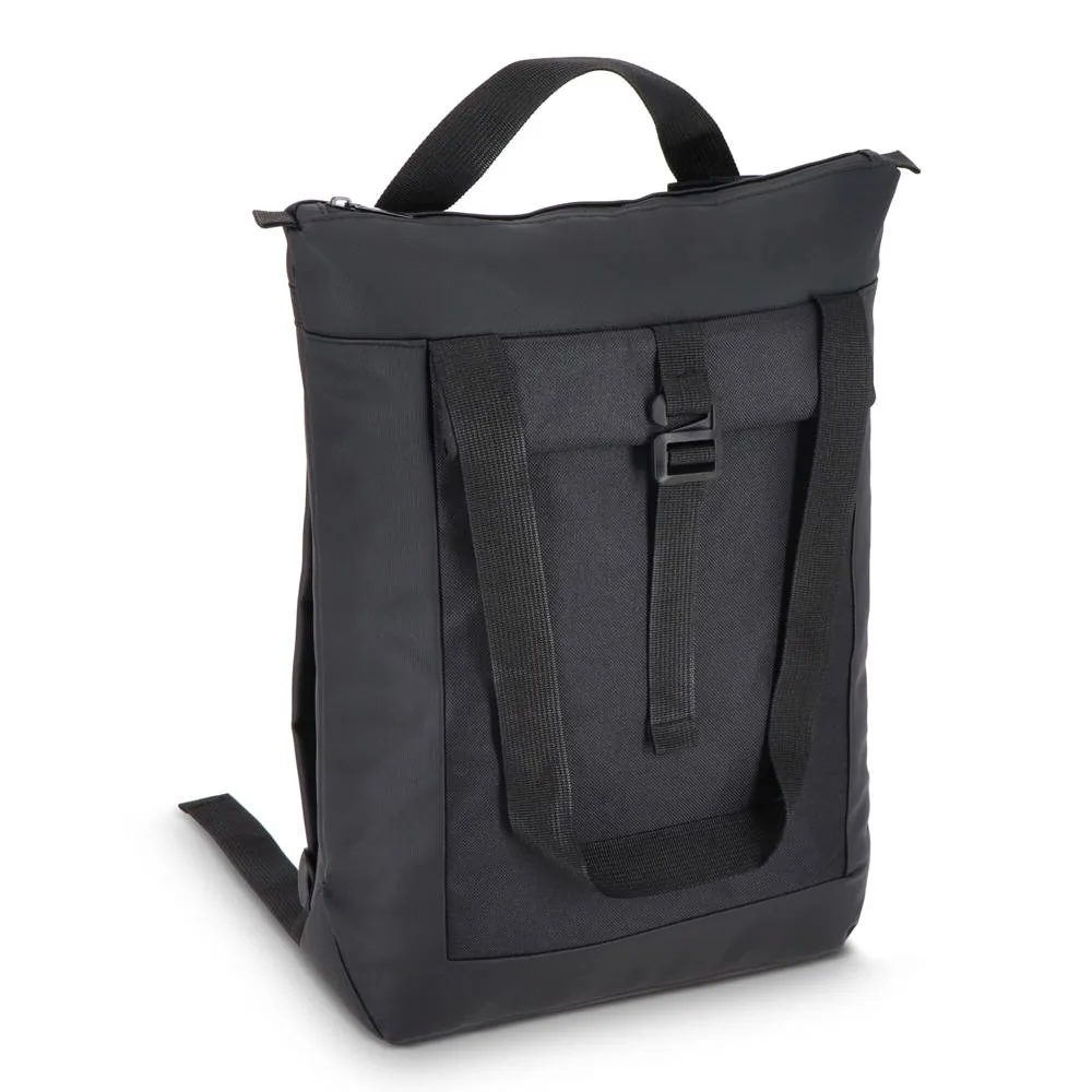 rPET 600D Navi laptoprugzak 36 x 40 x 10 cm zwart - Hidalgo rPET 600D Navi laptoprugzak 36 x 40 x 10 cm, zwart