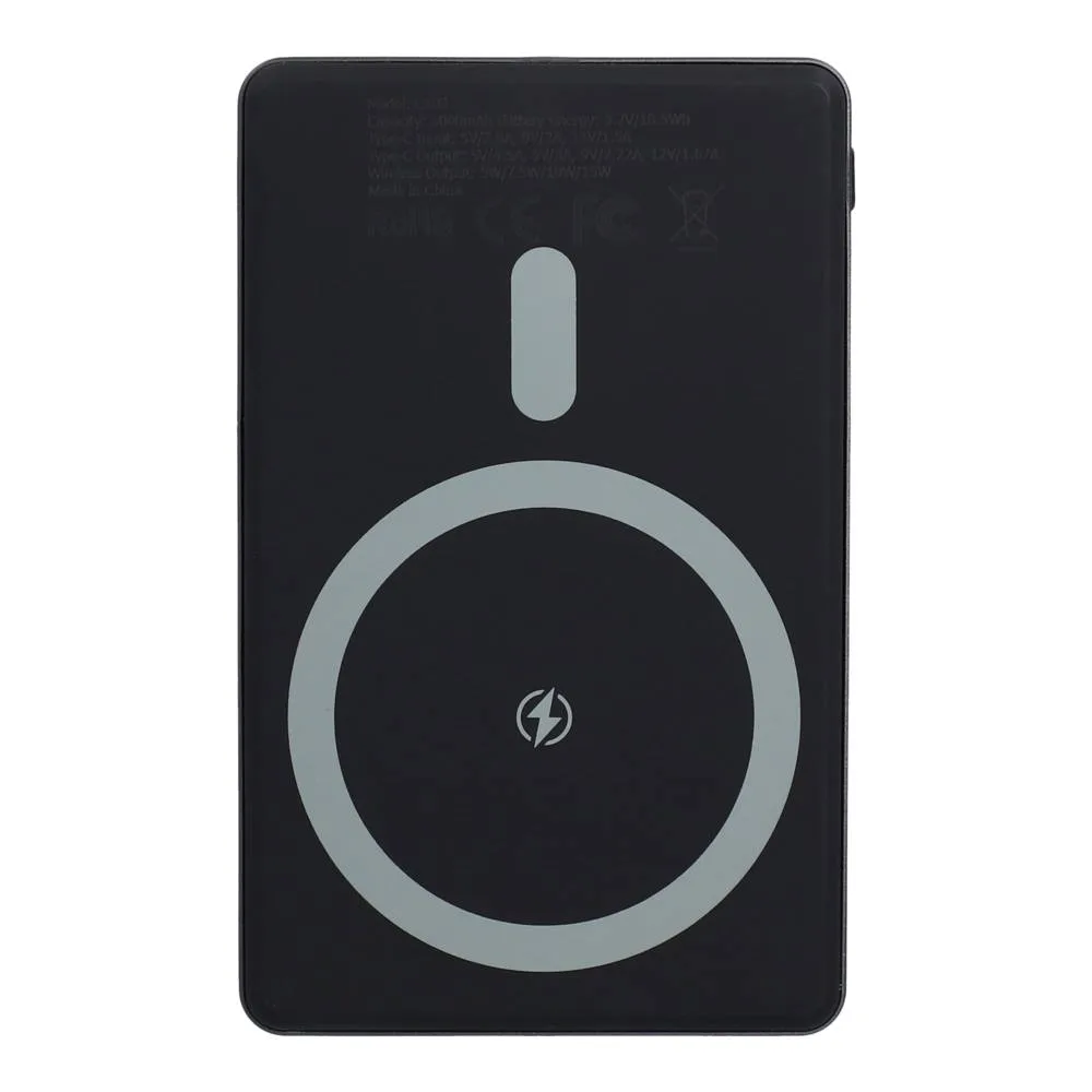 Nexus Draadloze Powerbank Geschikt voor MagSafe R-ABS 5000 mAh productfoto 2 - Hidalgo Nexus Draadloze Powerbank Geschikt voor MagSafe R-ABS 5000 mAh — productfoto 2