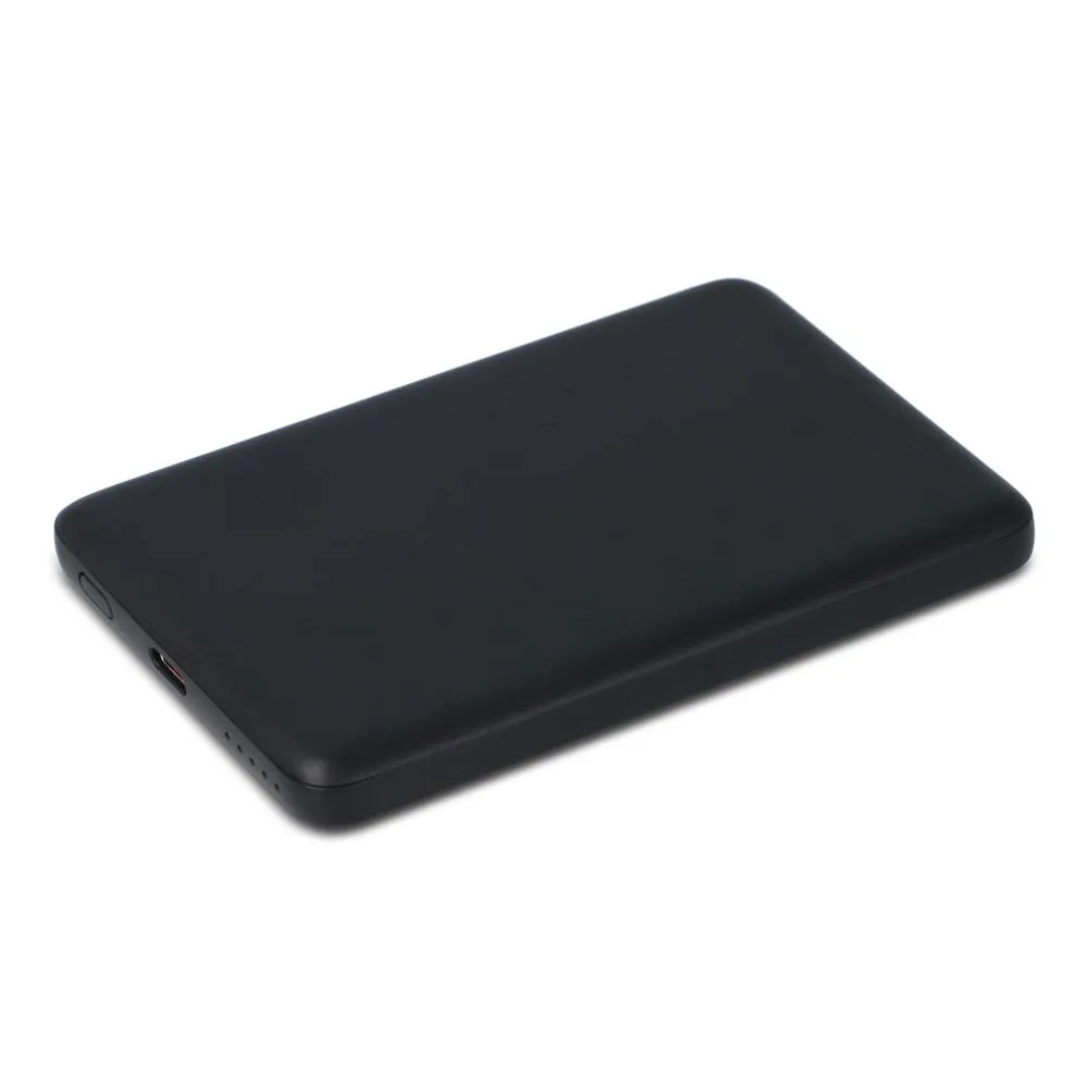 Zenith USB-C Powerbank met Power Delivery R-ABS 5000 mAh zwart - Hidalgo Zenith USB-C Powerbank met Power Delivery R-ABS 5000 mAh, zwart