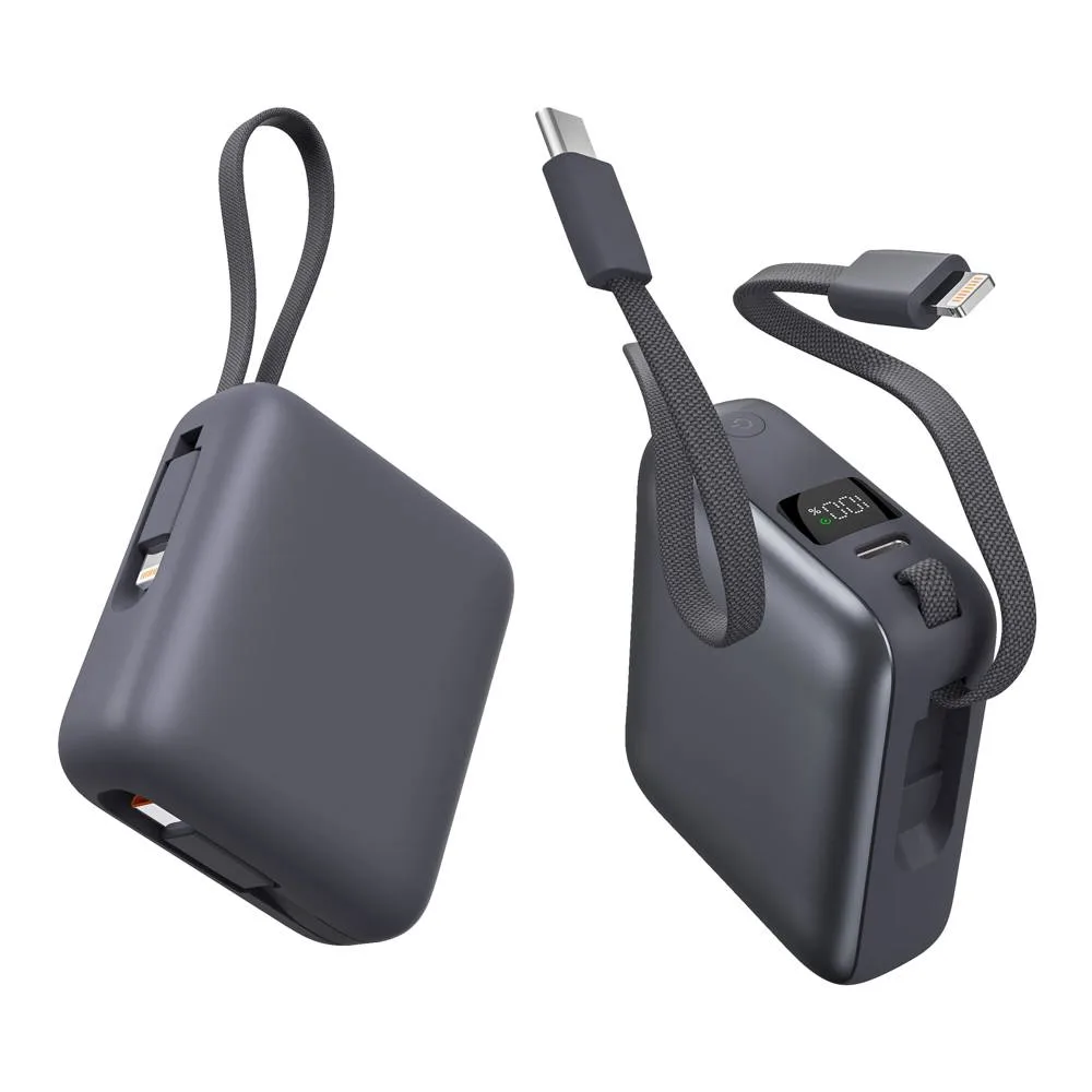 Nova Powerbank 225W Power Delivery met ingebouwde kabels 10000 mAh productfoto 8 - Hidalgo Nova Powerbank 22.5W Power Delivery met ingebouwde kabels 10000 mAh — productfoto 8