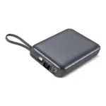 Nova Powerbank 22.5W Power Delivery met ingebouwde kabels 20000 mAh, donker grijs