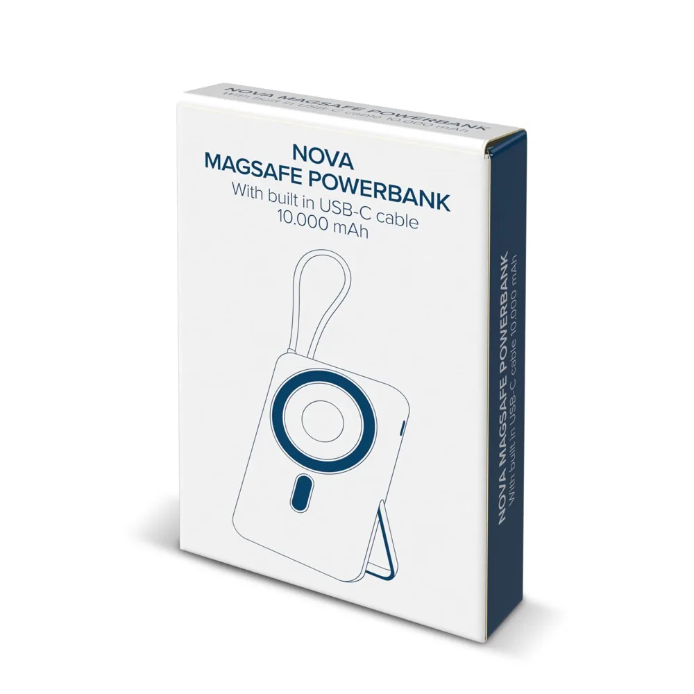 Nova Draadloze Powerbank Geschikt voor MagSafe en Apple Watch 10000 mAh productfoto 3 - Hidalgo Nova Draadloze Powerbank Geschikt voor MagSafe en Apple Watch 10000 mAh — productfoto 3