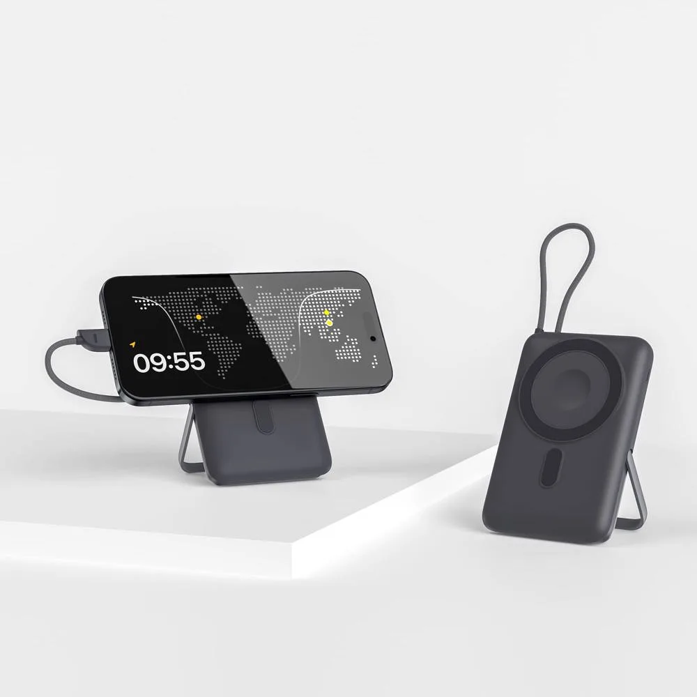 Nova Draadloze Powerbank Geschikt voor MagSafe en Apple Watch 10000 mAh productfoto 7 - Hidalgo Nova Draadloze Powerbank Geschikt voor MagSafe en Apple Watch 10000 mAh — productfoto 7