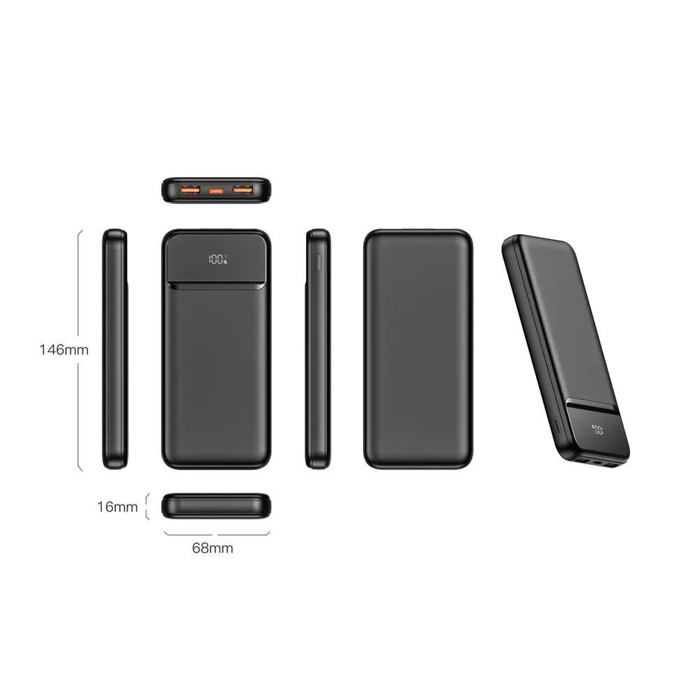 Nolu Powerbank met LED Display 10000 mAh productfoto 2 - Hidalgo Nolu Powerbank met LED Display 10000 mAh — productfoto 2