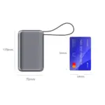 Nova Laptop 65W Powerbank met ingebouwde USB-C kabel 30000 mAh — productfoto 7