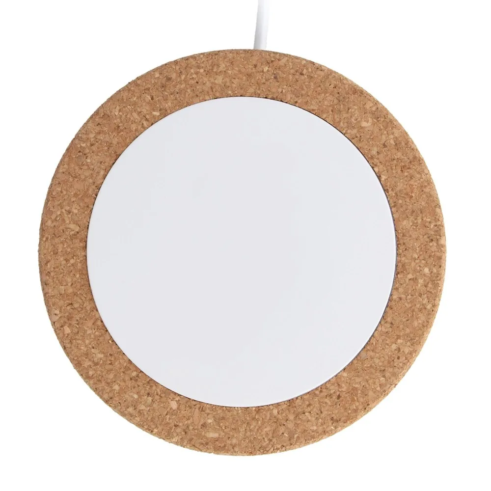 Draadloze oplader kurk RABS 15W productfoto 2 - Hidalgo-werbeartikel Draadloze oplader kurk & RABS 15W — productfoto 2