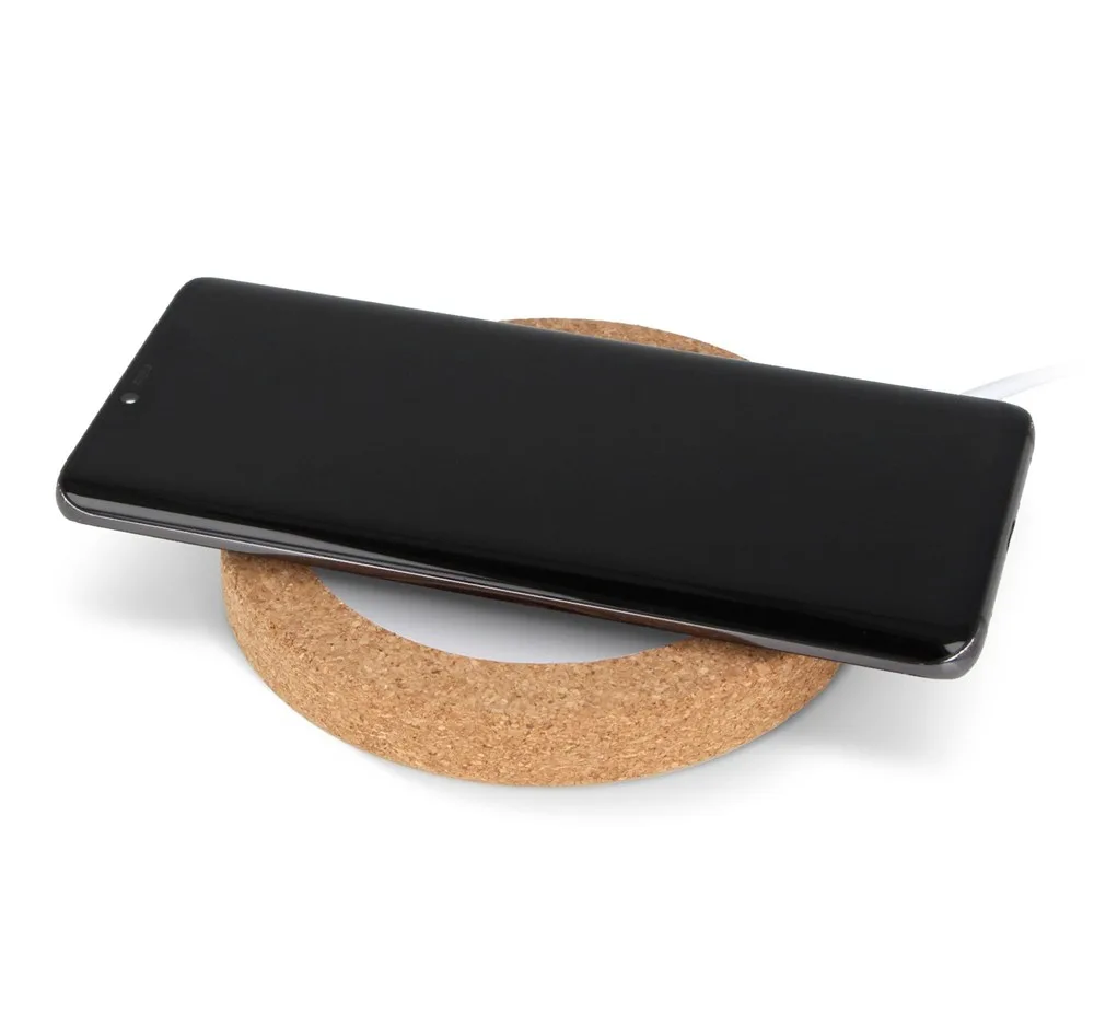 Draadloze oplader kurk RABS 15W productfoto 4 - Hidalgo-werbeartikel Draadloze oplader kurk & RABS 15W — productfoto 4