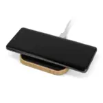 Draadloze oplader bamboe & glas 10W — productfoto 2