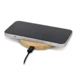 Draadloze oplader bamboe 15W — productfoto 3