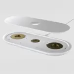 3-in-1 Draadloze Oplader 15 W Smartphone Apple Watch AirPod productfoto 2 - Hidalgo 3-in-1 Draadloze Oplader 15 W, Smartphone / Apple Watch / AirPod — productfoto 2
