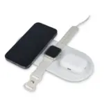3-in-1 Draadloze Oplader 15 W, Smartphone / Apple Watch / AirPod, wit