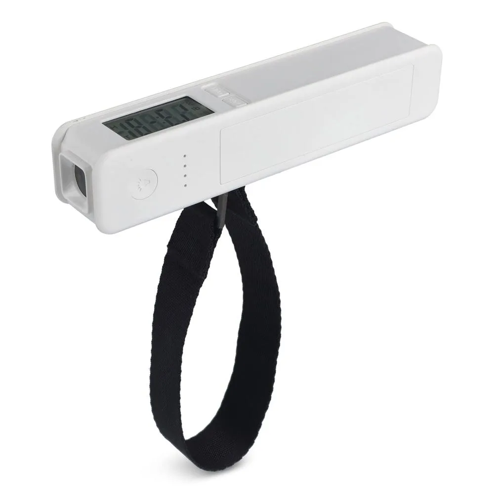 5-in-1 Travel Powerbank 2600 mAh - Bagageweegschaal - Zaklamp - Liniaal - Thermometer productfoto 4 - Hidalgo 5-in-1 Travel Powerbank 2600 mAh - Bagageweegschaal - Zaklamp - Liniaal - Thermometer — productfoto 4