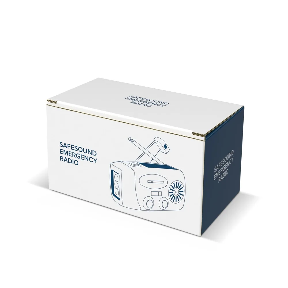 Notfallradio bedrucken SafeSound Solar Dynamo 1800mAh — Produktfoto 14