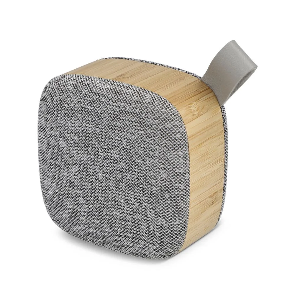 Bamboe draadloze luidspreker 5W productfoto 2 - Hidalgo-werbeartikel Bamboe draadloze luidspreker 5W — productfoto 2
