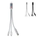 2-in-1 Oplaadkabel USB-A/C naar USB-C & Lightning Aluminium
