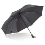 Deluxe 23” omkeerbare auto open/sluiten paraplu, zwart