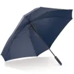 Deluxe 27” vierkante paraplu auto open, donkerblauw