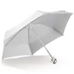 Uiterst lichte opvouwbare 21” paraplu met hoes, wit
