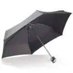 Uiterst lichte opvouwbare 21” paraplu met hoes, zwart