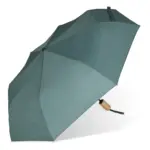Opvouwbare paraplu 21 R-PET auto open donker groen - Hidalgo-werbeartikel Opvouwbare paraplu 21” R-PET auto open, donker groen