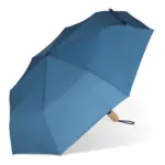 Opvouwbare paraplu 21 R-PET auto open donkerblauw - Hidalgo-werbeartikel Opvouwbare paraplu 21” R-PET auto open, donkerblauw