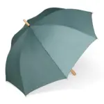 Stok paraplu 25” R-PET recht handvat auto open, donker groen