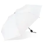 Congo 190T Pongee 21" Opvouwbare paraplu, wit