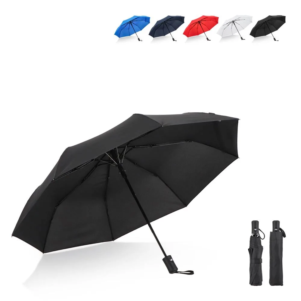 Daintree 190T Pongee 21.5" Opvouwbare winddichte paraplu Auto open