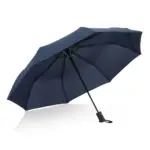 Daintree 190T Pongee 21.5" Opvouwbare winddichte paraplu Auto open, donkerblauw