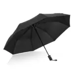 Daintree 190T Pongee 21.5" Opvouwbare winddichte paraplu Auto open, zwart