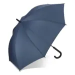 Verdure 190T Pongee 23" Winddichte haakparaplu Auto open, donkerblauw