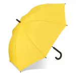 Verdure 190T Pongee 23" Winddichte haakparaplu Auto open, geel