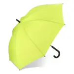 Verdure 190T Pongee 23" Winddichte haakparaplu Auto open, lichtgroen