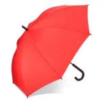 Verdure 190T Pongee 23" Winddichte haakparaplu Auto open, rood