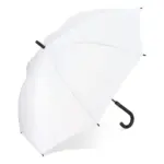 Verdure 190T Pongee 23" Winddichte haakparaplu Auto open, wit