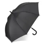 Verdure 190T Pongee 23" Winddichte haakparaplu Auto open, zwart