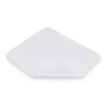 Microvezel muismat met siliconen nopjes 18x22cm (325g/m²) sublimatie, wit