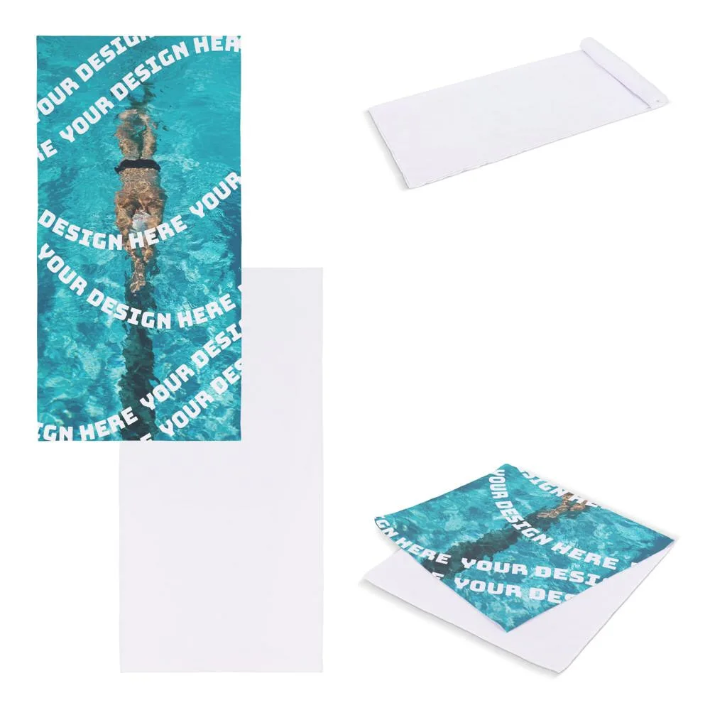 Sneldrogende handdoek 50x100cm (200 g/m²) sublimatie