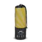 R-PET sneldrogende strandlaken 100x180cm met opbergzak (200g/m²) sublimatie — productfoto 12