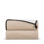 Gecombineerde coral fleece deken 120x150cm 500gm² sublimatie beige - Hidalgo Gecombineerde coral fleece deken 120x150cm (500g/m²) sublimatie, beige