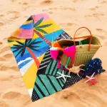 R-pet badstofhanddoek 70 x 140 cm (300 g/m²) sublimatie — productfoto 8