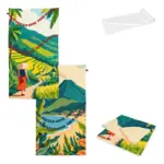 R-pet badstofhanddoek 100 x 180 cm (300 g/m²) sublimatie