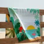 R-pet badstofhanddoek 100 x 180 cm (300 g/m²) sublimatie — productfoto 8