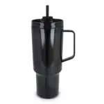 Miami beker met handvat Transparant 12 L R-PET transparant zwart - Bidons & Shakers Miami beker met handvat Transparant 1.2 L R-PET, transparant zwart